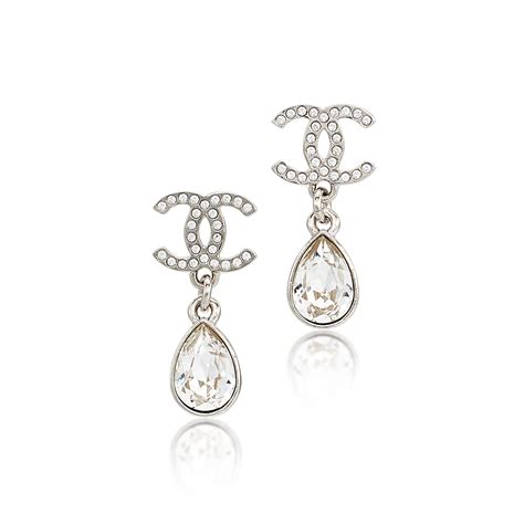 chanel teardrop earrings price|chandelier cabochon earrings.